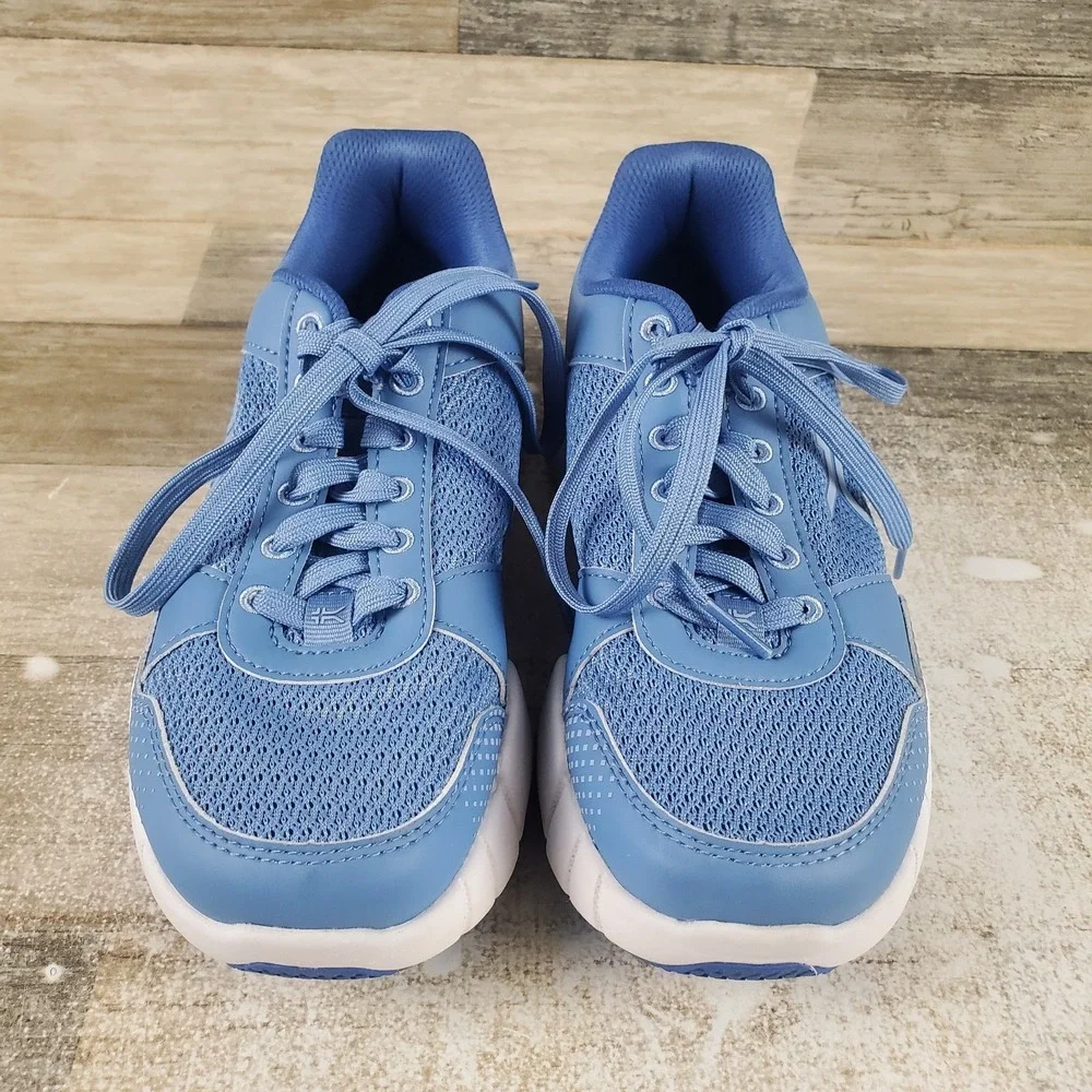 Kuru Quantum 2.0 Womens Shoes Sz 6.5 M Athletic Running Blue‎ Mesh Sneaker